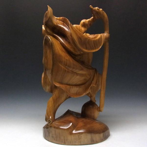 木彫り 達磨大師 高さ66cm 置物 楠製 だるま : 仏像と縁起物の専門店