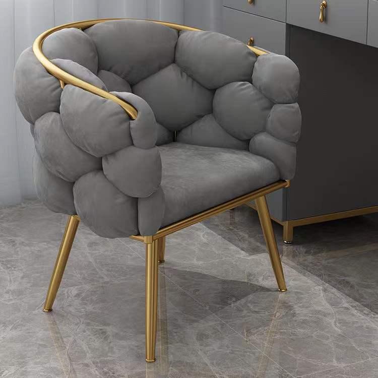 F＆I ダイニングチェア化粧椅子 ベルベット 肉厚座面 メイクアップ