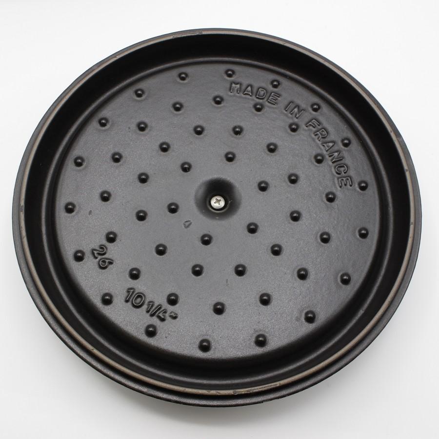 Staub（ストウブ） シャロー ラウンド ココット 26cm ブラック 40510