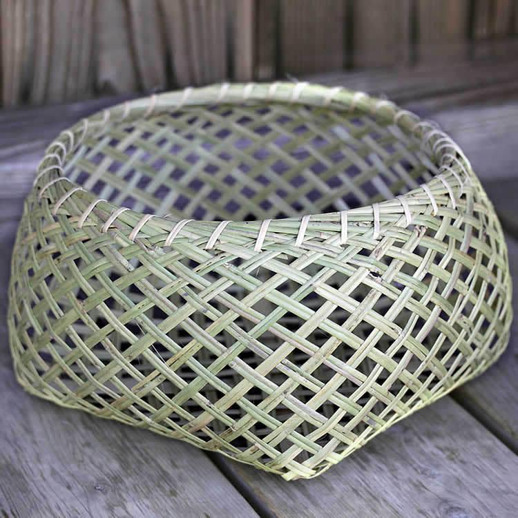 スズ竹四ツ目籠(大) : 虎斑竹専門店 竹虎 - 通販 - Yahoo!ショッピング