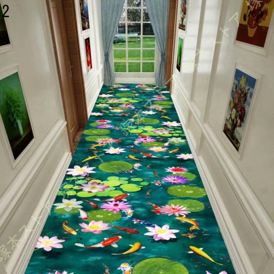 ラグマット 北欧 ロングカーペット 玄関マット 台所 モダン シンプル