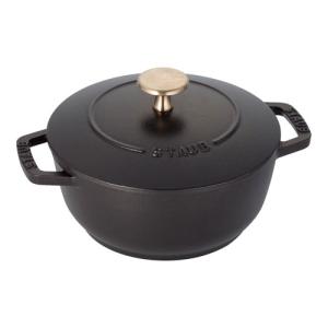 Wa-NABE staub ストウブ M 18cm ボルドー 40502-280（ガス火・IH対応