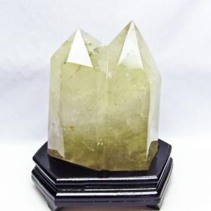 1.1Kg スーパーファントム水晶 ダブルポイント t222-2241 : 誠安天然石