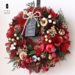 クリスマス リース とりよせ品 ミックスティアドロップ 造花