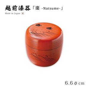 茶道具 なつめ お薄器 中棗 紅葉流水蒔絵 内梨地に紅葉流水又は蔦蒔絵