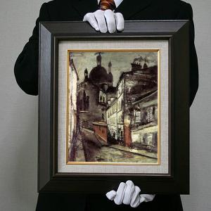 佐伯祐三：靴屋（コルドヌリ）（F3号・273×220） : 絵画販売ドット