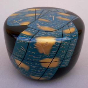 茶道具 春の野蒔絵大棗（了々斎好写 宗景作） : 茶道具春日園ヤフー店