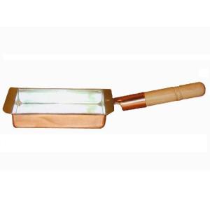 銅製 フライパン 30cm 内面メッキ無 板厚約2mm 業務用仕様 日本