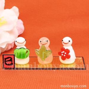 干支の置物 未 ひつじ ガラス細工 ミニチュア 雑貨 正月飾り 十二支