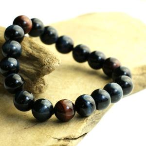 梵字 タイガーアイ デザインブレスレット 天然石 パワーストーン