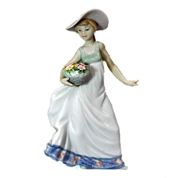 LLADRO（リヤドロ） （lladro）春の花かご 5790 : アンティーク慈光