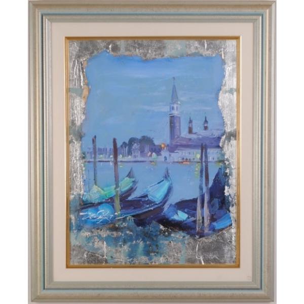ベネチア 風景画 絵画 イタリア アクリル画 ネイト・ジョルジオ