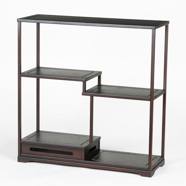 盆栽飾り卓 盆栽飾り台 「小品飾り棚（富士）60型」 箱卓 飾台 席飾り