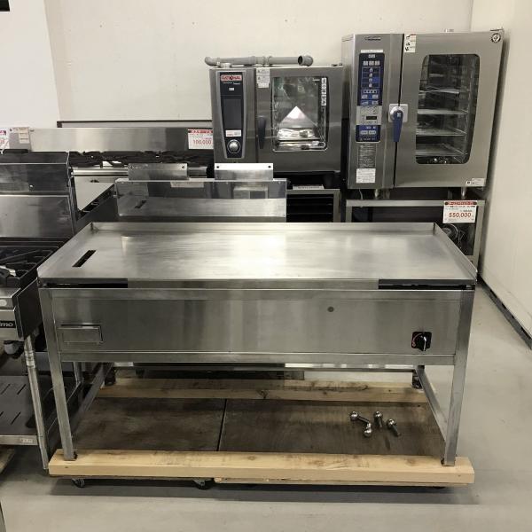 ガスグリドル（鉄板 18mm）メーカー不明 型式不明 中古 : 業務用厨房