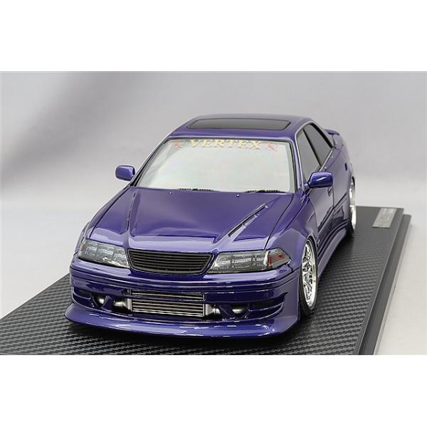イグニッションモデル 1/18 VERTEX JZX100 マークII ブルーメタリック