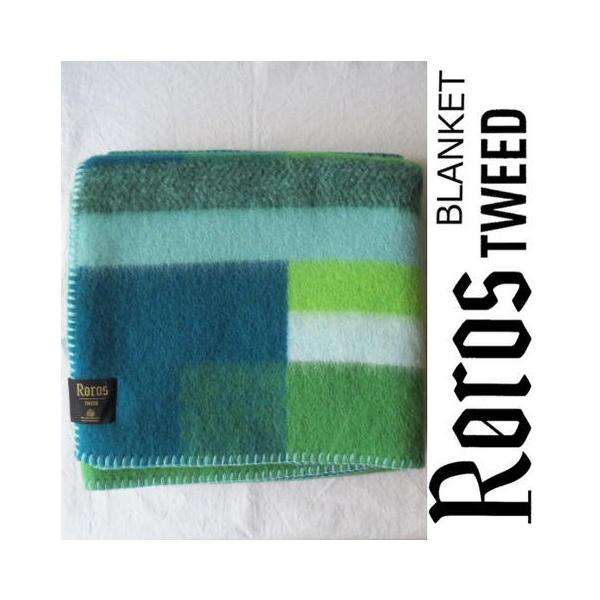 ROROS TWEED / ロロス ツイード ブランケットMIKKEL-MINI GREEN
