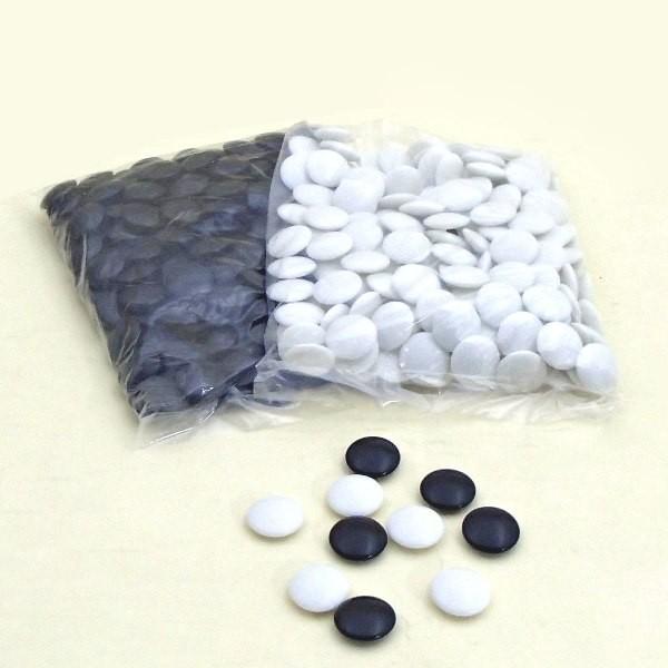 碁石 プラスチック厚型石（厚さ約7mm弱） : 囲碁ラボ囲碁将棋麻雀