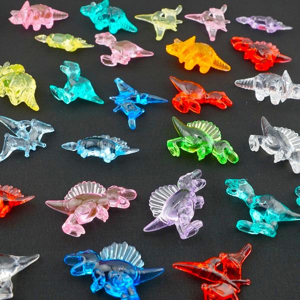 クラッシュアイス 恐竜ワールド 10カラー 1kg 透明 石 アイスストーン