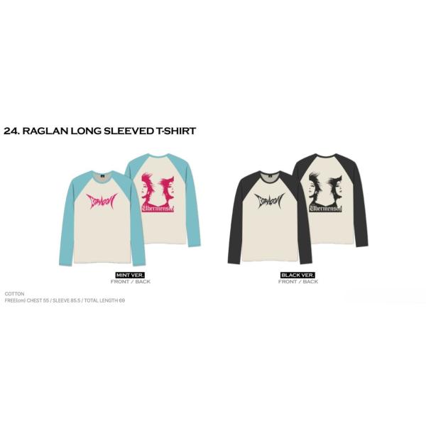 G-DRAGON 公式グッズ RAGLAN LONG SLEEVED T-SHIRT ラグラン ロンT