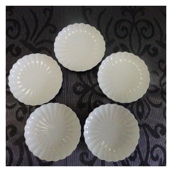 有田焼 賞美堂 其泉 白磁 菊割り 小皿揃え 丸皿 取皿 5客組 引き出物