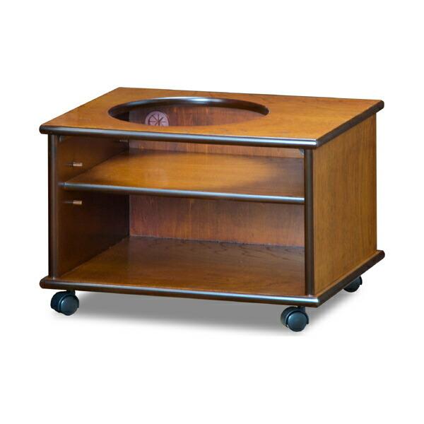 □在庫限り・入荷なし□ ポットワゴン お座敷ワゴン 3段 木製 幅44.5cm