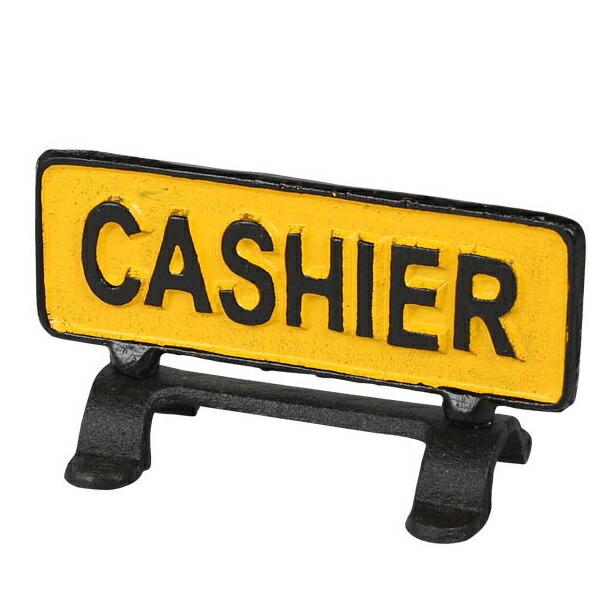 ダルトン DULTON リバーシブルサインスタンド CASHIER キャッシャー