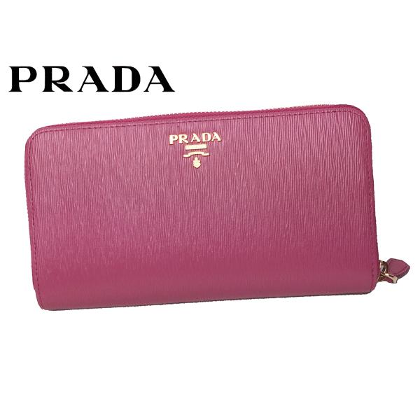 PRADA（プラダ） 長財布 PRADA 1ML348 PEONIA VITELLO MOVE 立体ロゴ