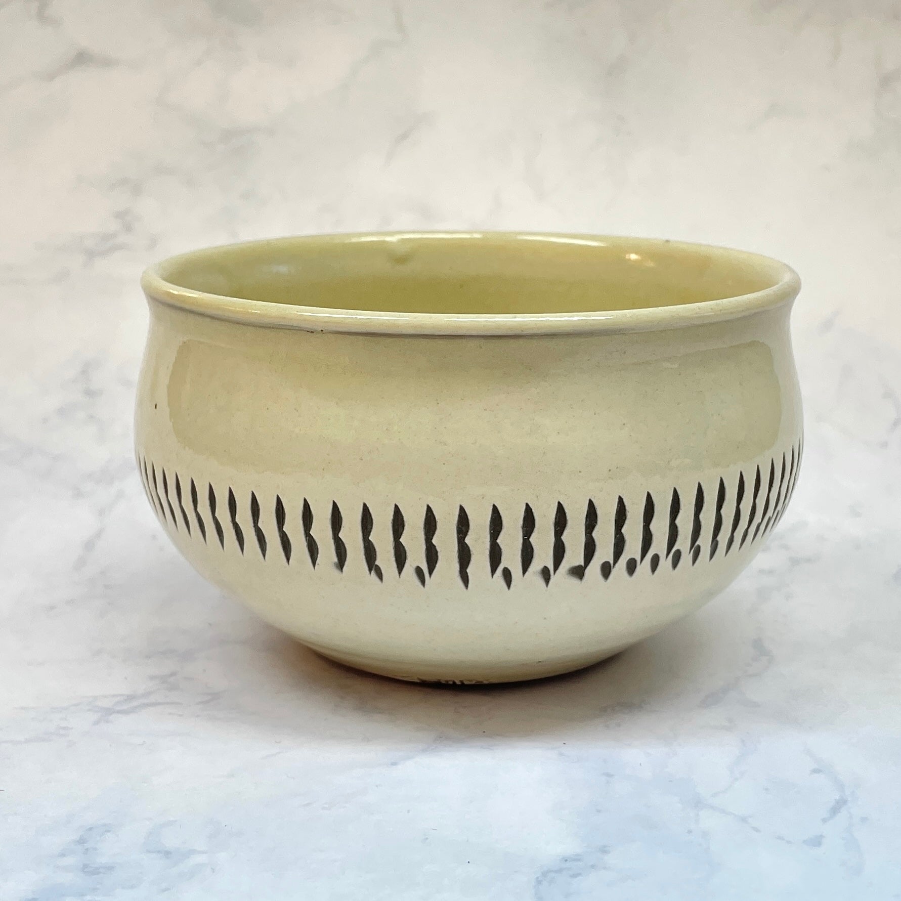 在庫限り】小鹿田焼 | カフェオレカップ | 白とび | 小袋定雄窯