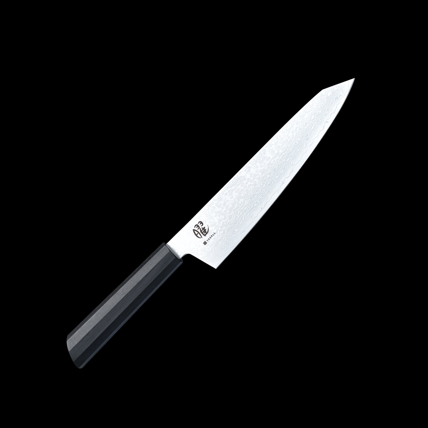 包丁の堺徳｜三徳包丁 ダマスカス VG10 180mm