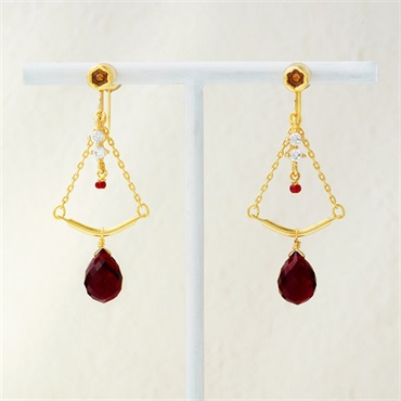 JewelryKyoto onlinestore レッド系 ｜ レッド系 ｜痛くないイヤリング