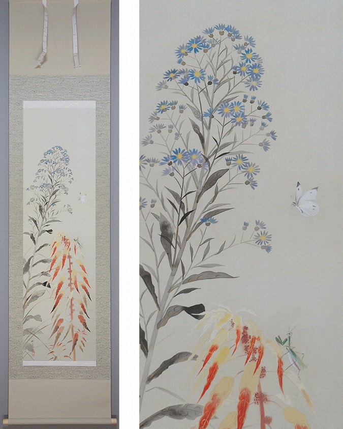 吉田秋光 秋晩 | 掛軸(掛け軸)販売／表装ご依頼は掛軸いっぷく掛軸