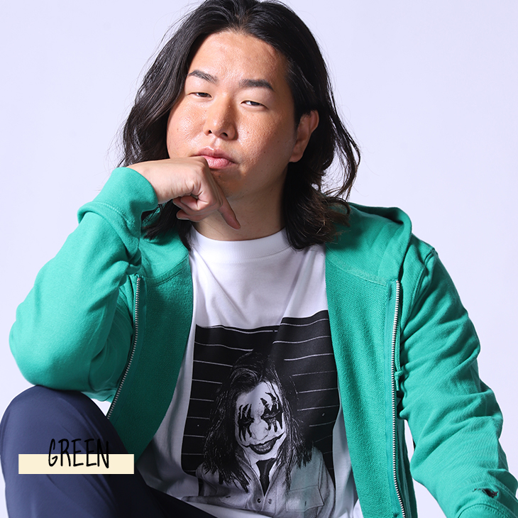 たかし×ぺろ愛男爵×KANGOL REWARDコラボ ZIPパーカー