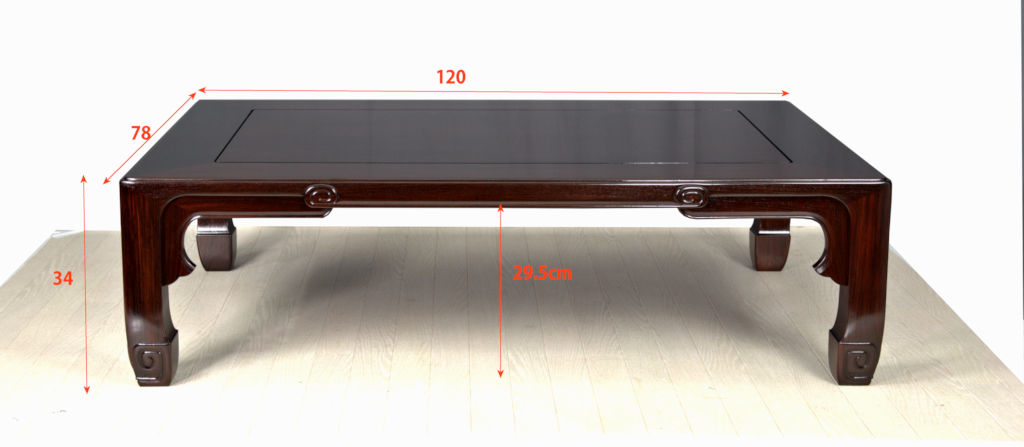 座敷机:紫檀 浅井作 一重 4尺机 no.8514 / 唐木家具OSAKA