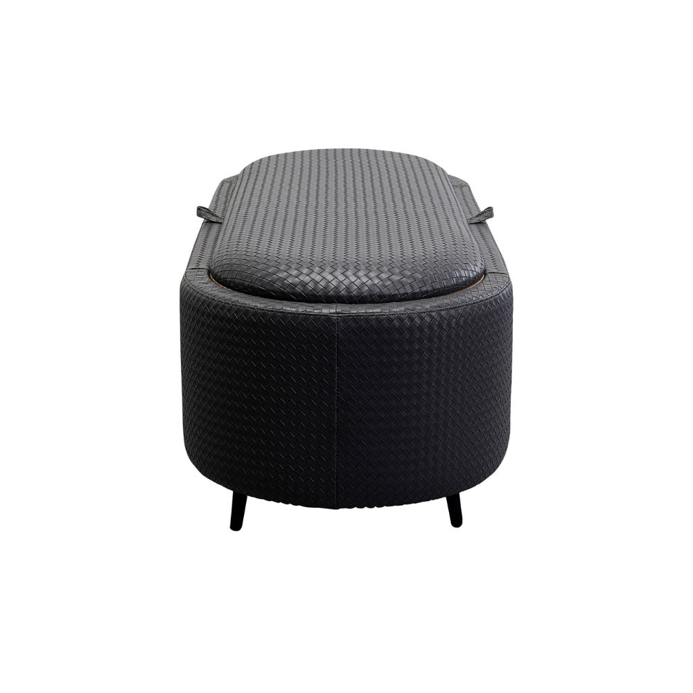 ヴェネツィア ブラック ストレージベンチ - ベンチの通販 ｜【KARE