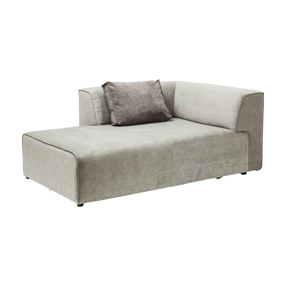 インフィニティ オットマン エレメンツ グレー レフト ソファ - L型