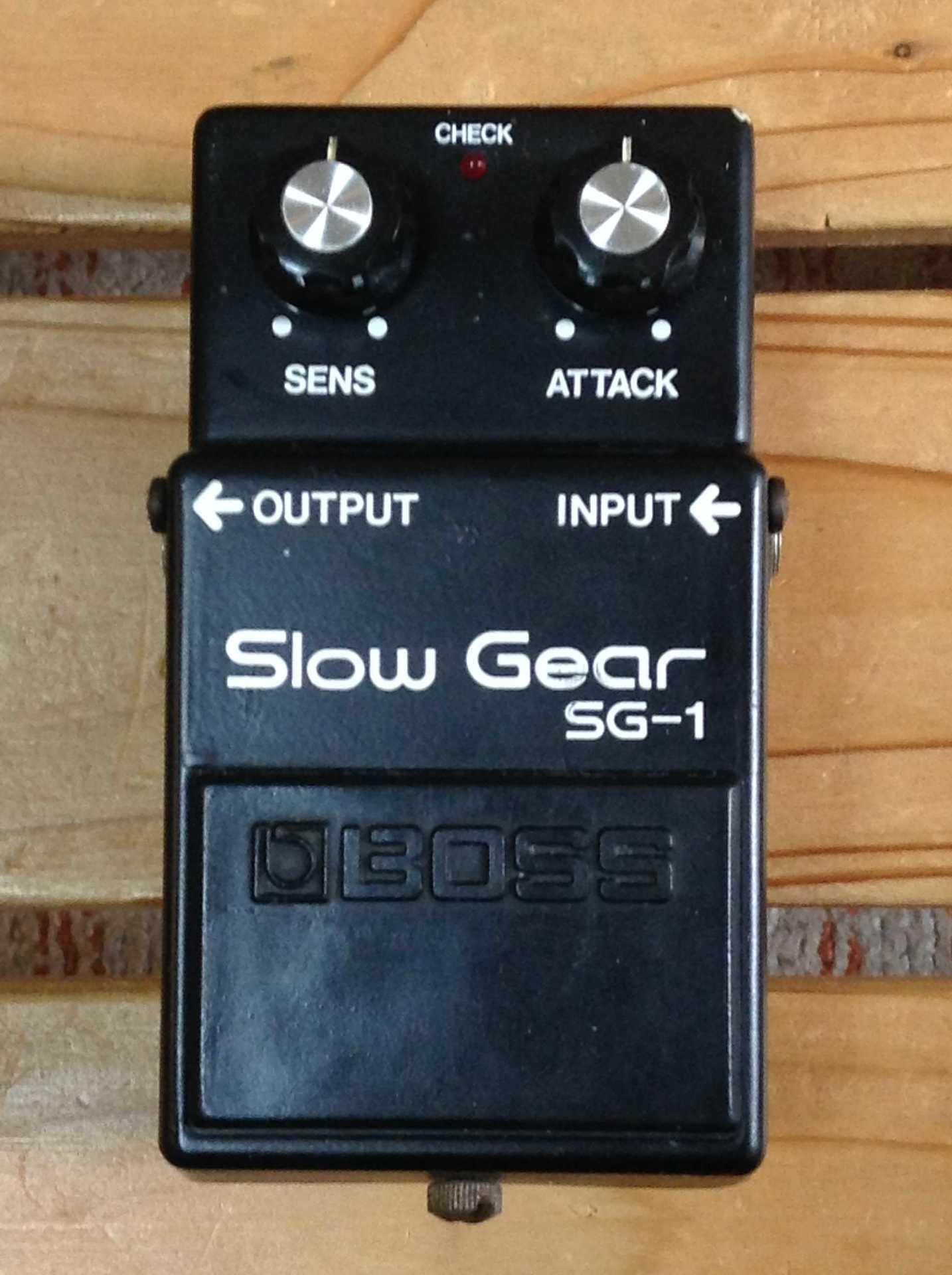 BOSS SG-1 Slow Gear(踏んでみた): 昔に比べりゃ 金も入るし・・・・