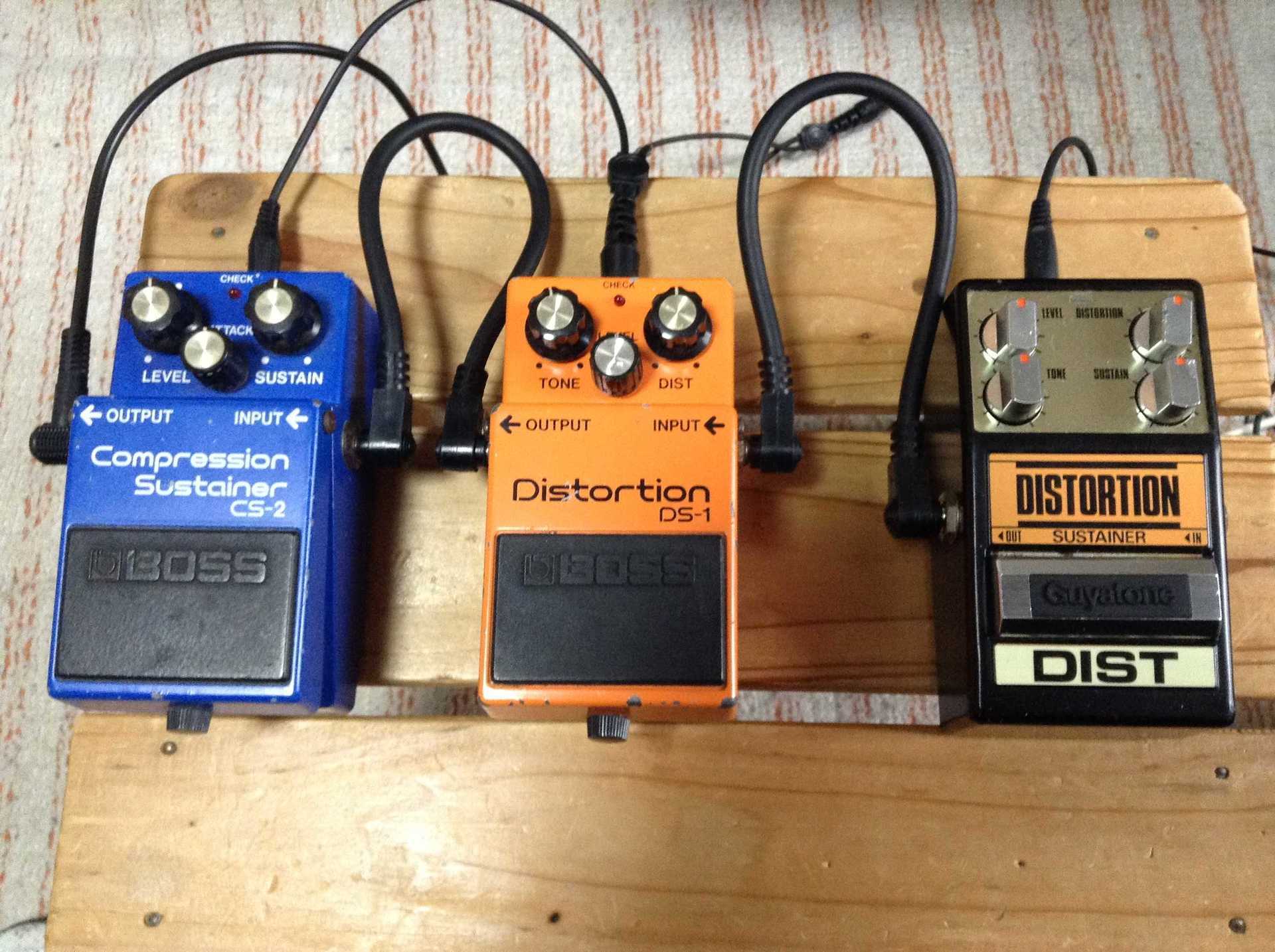 Guyatone PS-011 DISTORTION SUSTAINER: 昔に比べりゃ 金も入るし・・・・