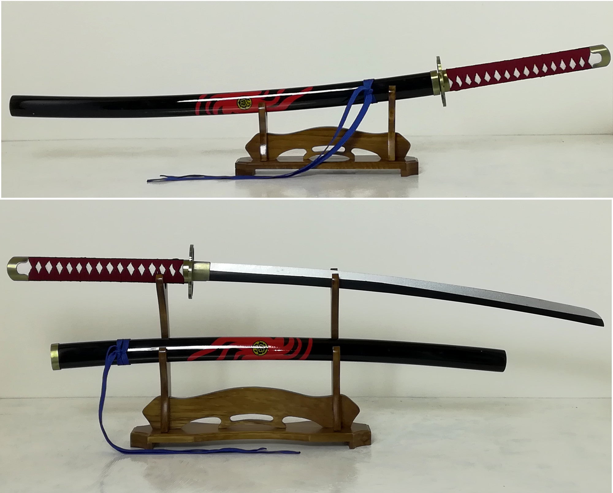 宗三左文字 日本刀 模造刀 武士刀 木製 木 コスプレ 飾り S311b