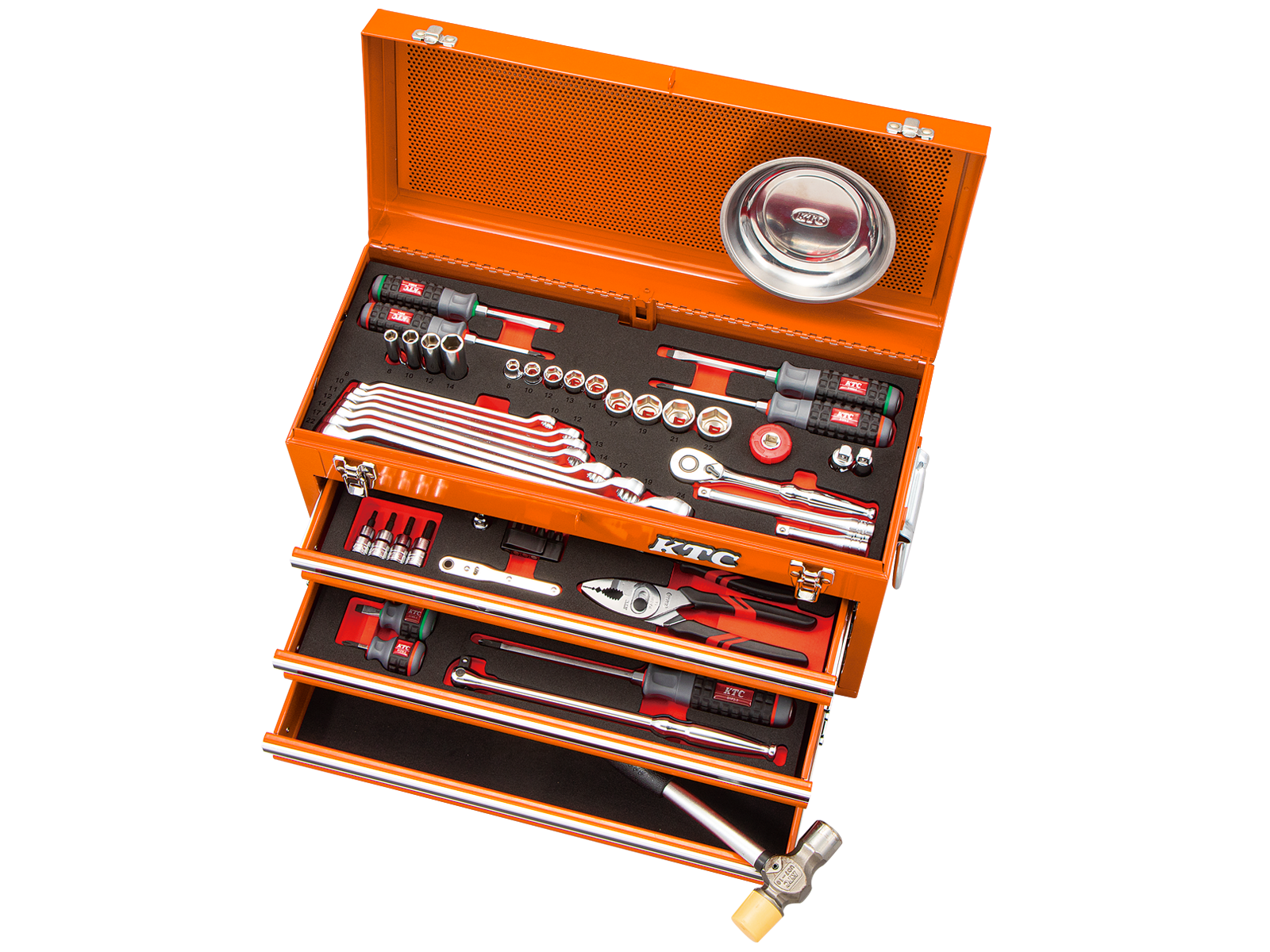 2022SKセール限定品】9.5sq.工具セット（チェスト）［67点］ | KTC