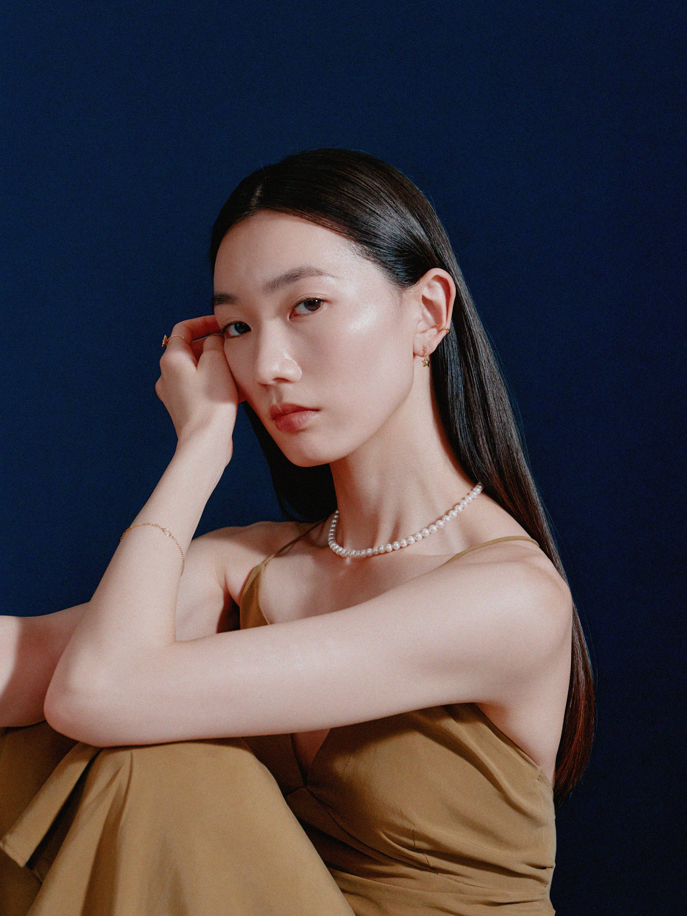 K18post クラフトスターピアス | LOKUMI