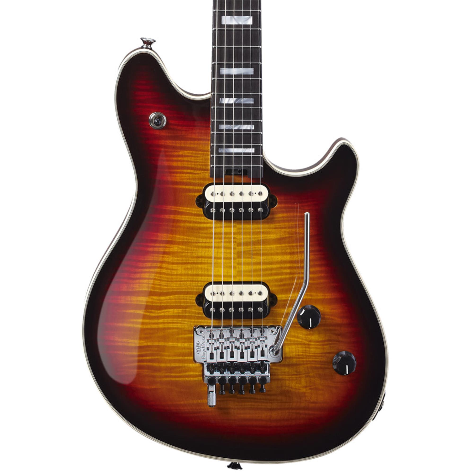 Evh Wolfgang Usa, Ebony Fingerboard, 5a Flame Top, 3-tone Burst