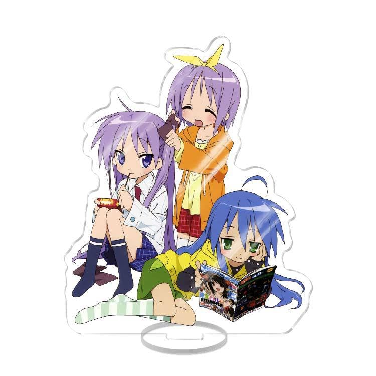 Amazon | らき☆すた アクリルスタンド 泉 こなた 柊 つかさ 柊 かがみ