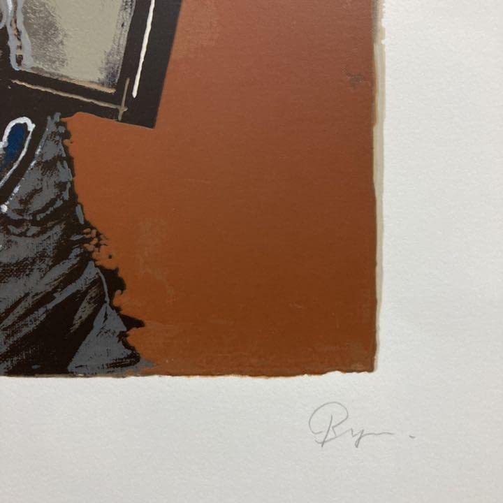 Amazon.co.jp: 真作保証柏本龍太「Sheis She Was」リトグラフ 美人画