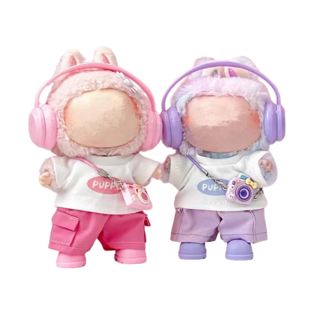 Amazon.co.jp: For Labubu Mokoko 服 5点セット ぬいぐるみ用 ラブブ1