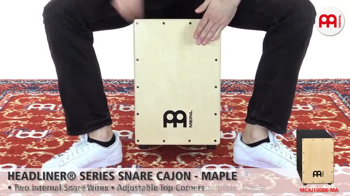 Amazon | MEINL Percussion マイネル カホン MCAJ100BK-MA+ 純正