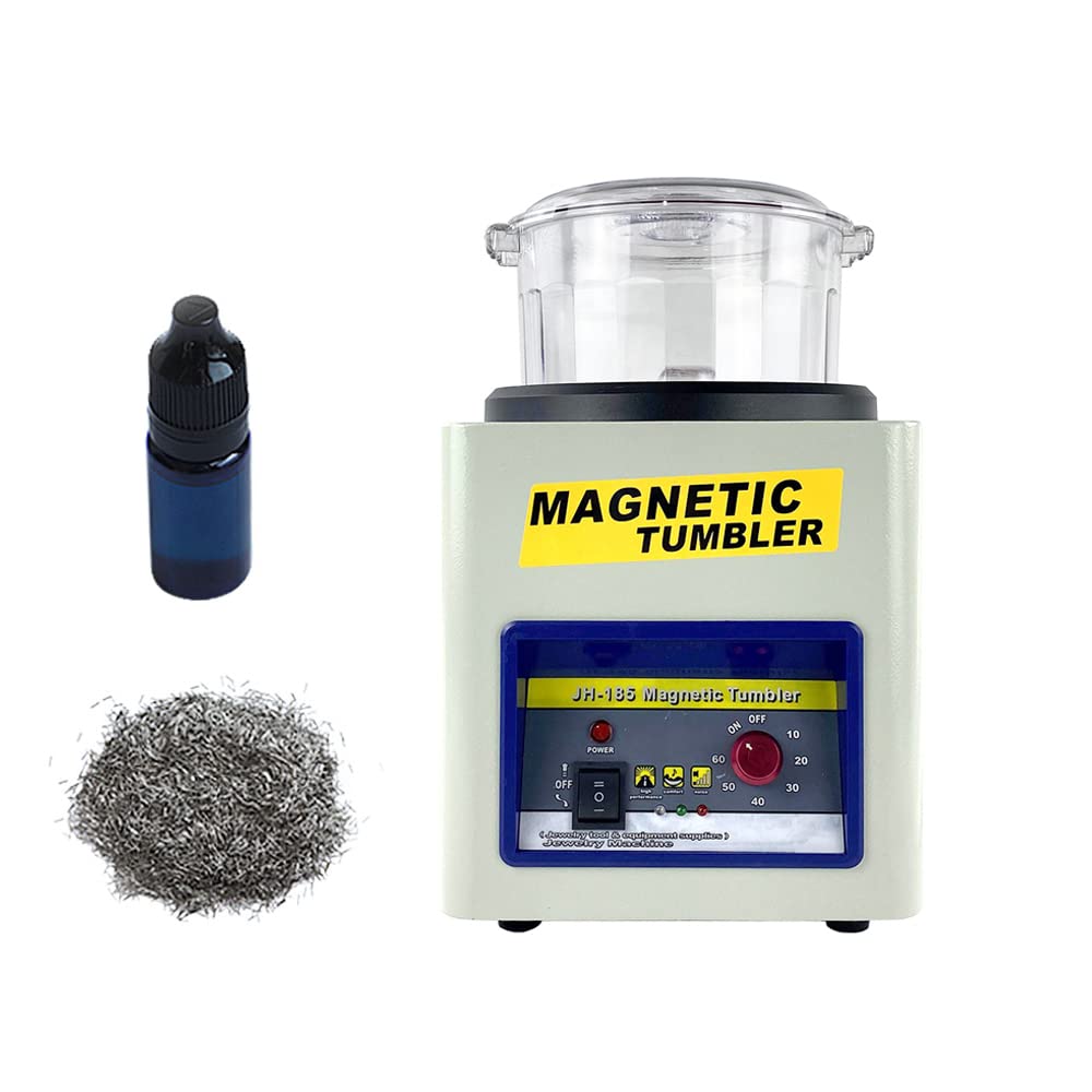 Amazon | ZruiXuan 磁気バレル研磨機 チェンジバレル研磨機 250W 磁気