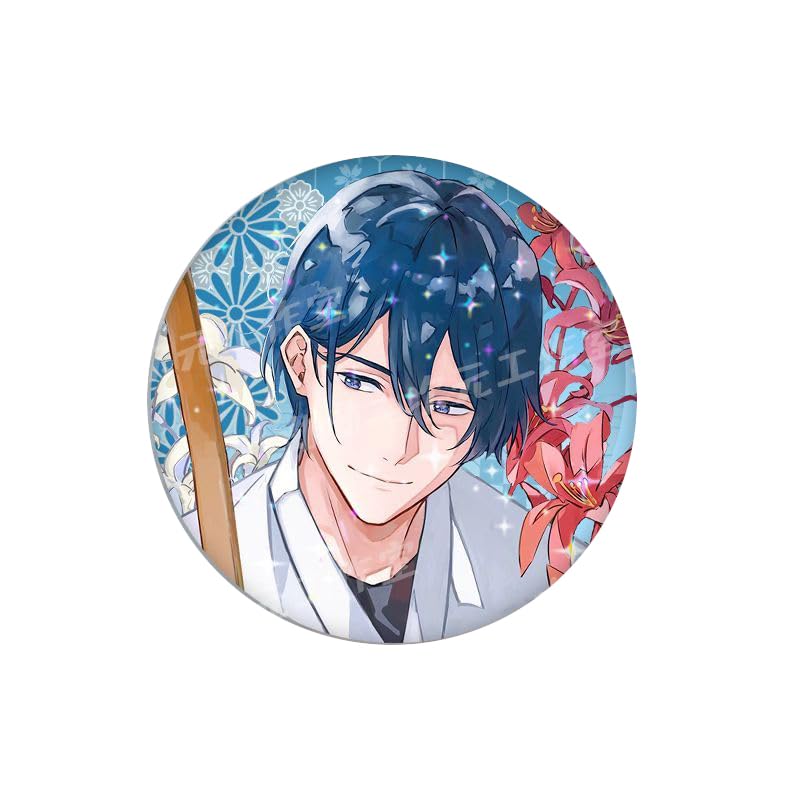 Amazon.co.jp: ツルネ 風舞高校弓道部 缶バッジ ブローチ バッジ 5個