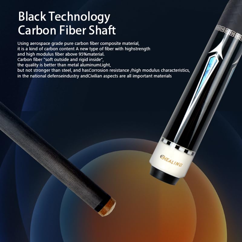 Amazon.co.jp: KHEALING ビリヤード キュー カーボン T 700カーボン