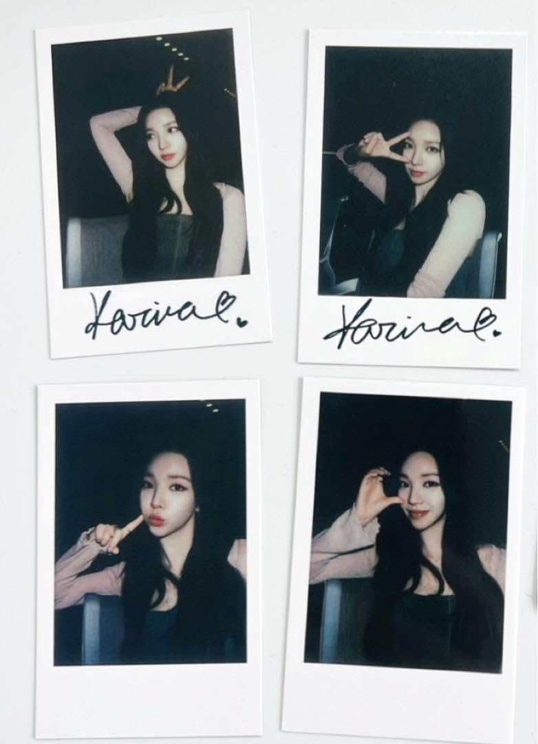 Amazon.co.jp: aespa カリナ fansland ポラロイド チェキ トレカ