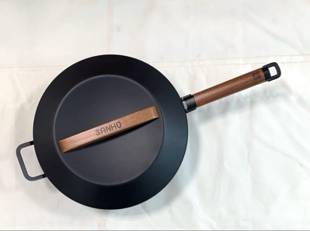 Amazon.co.jp: サンホ 鉄製深型 フライパン 32cm SANHO IH : ホーム